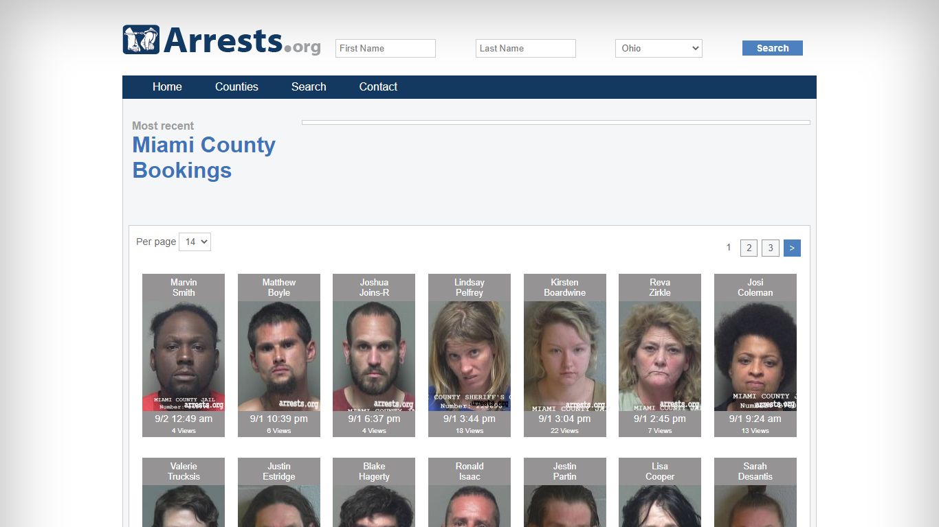 Miami County Arrests and Inmate Search